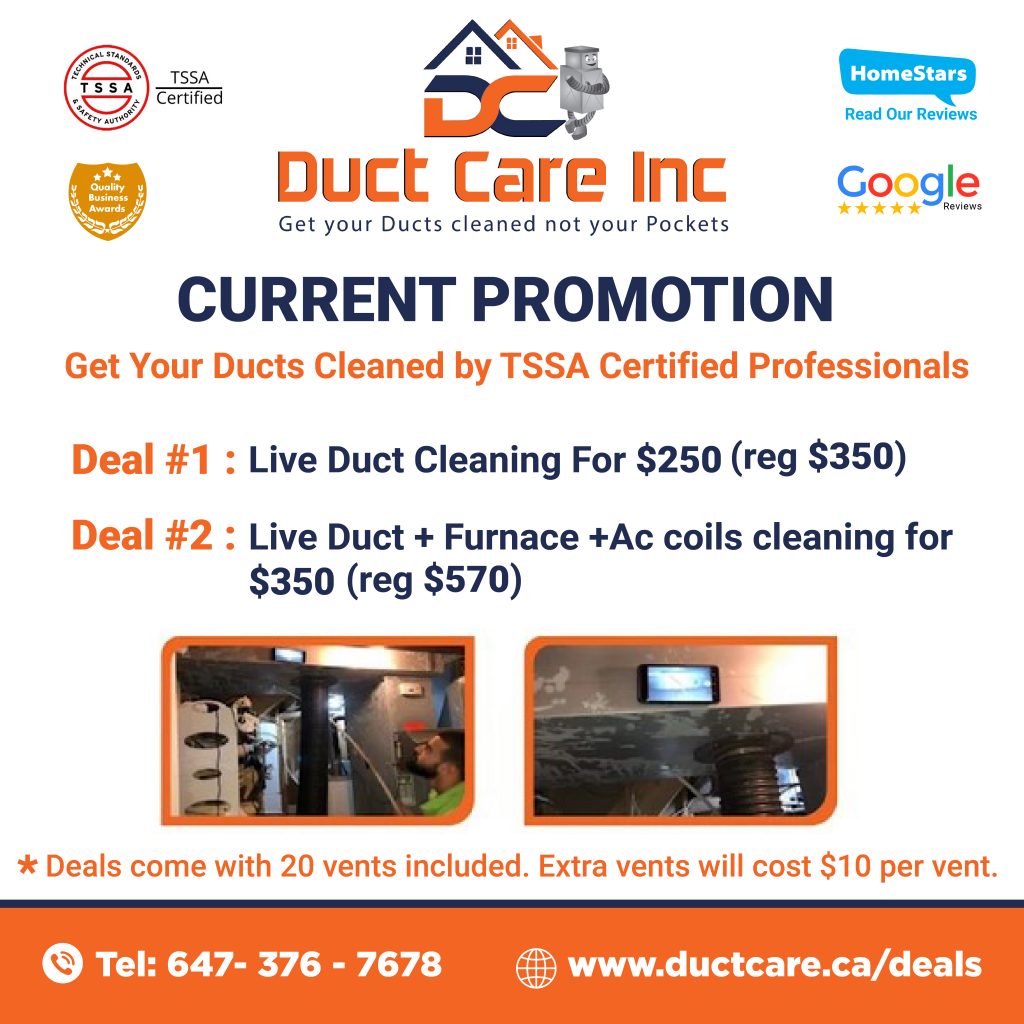 Special Deal On Duct, Furnace & AC Coils Cleaning Duct Care Inc
